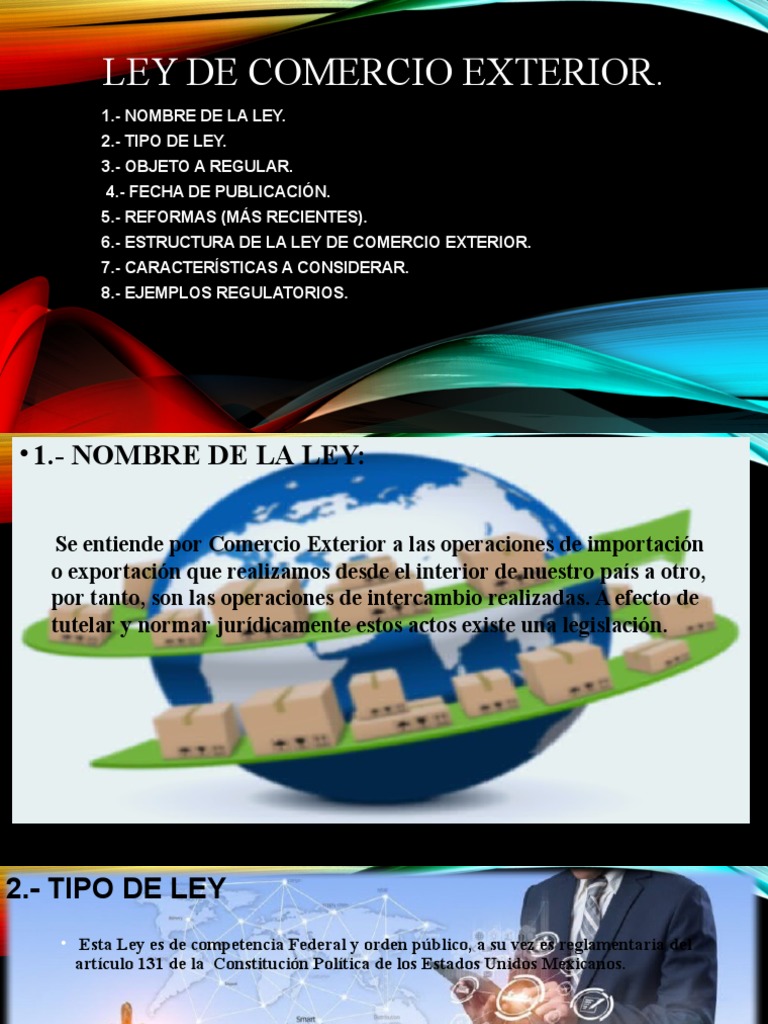 Ley de Comercio Exterior Terminada | PDF | Arancel | El comercio ...