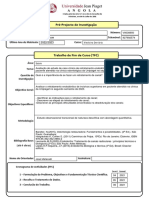 Modelo de Pré-Projectos