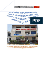 Boletín-Informativo de La Prestacion Del Servicio Educativo en El Año Escolar 2023 Iep. AP.-oficial.