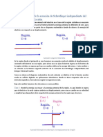 Segunda Solución de La Ecuación de Schrödinger Independiente Del Tiempo