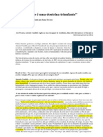 CANDIDO, Antonio. O Socialismo É Uma Doutrina Triunfante.