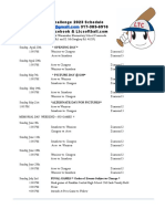 2023 LTC Schedule