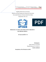 Evaluación de gestión ambiental en área de calderas