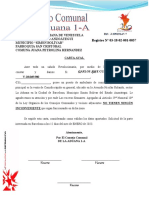 Carta Aval Permiso Zona y Uso La Alcaldia ADUANA 1A LOCAL COMERCIAL