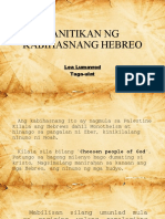 Panitikan NG Kabihasnang Hebreo