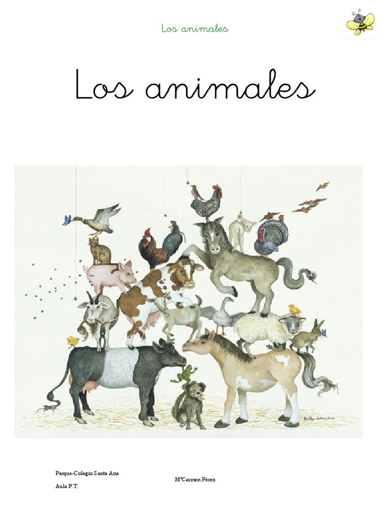 Actividades sobre animales para niños | PDF | Pollo | Mamíferos