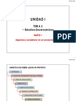 PDF - Clase Unidad 1 - Tema 2 - Parte 1 - Aspectos A Considerar en Un Proyecto de Agua