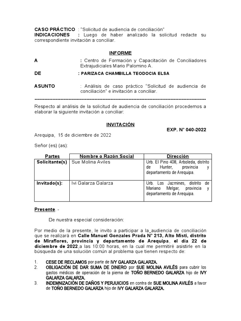 Invitaci n a conciliar pdf