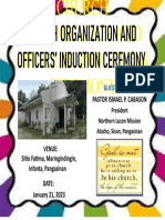 Church Organization Tarpulin