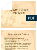 Culture and Global Marketing 3422
