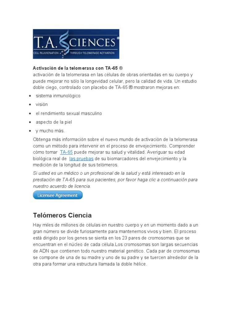 Ta 65 Telomerasa _ Ta 65 Supplement – VMFWYG