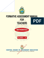 Formative Assessment Manual for Math Teachers: Real Numbers to Circles