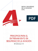 Modulo v . Principios Para El Entrenamiento en Seguridad de La Aviacion Civil
