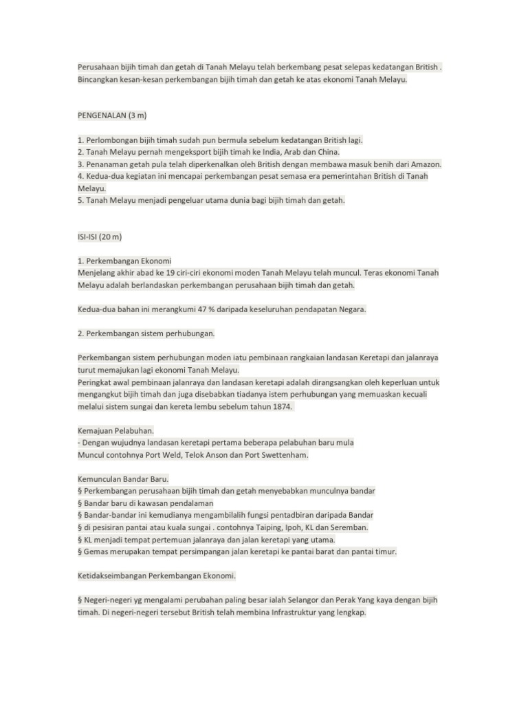 Sejarah Bijih Timah  PDF