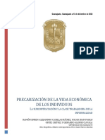 Precarización laboral y desigualdad económica