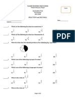 Summative Test Fraction