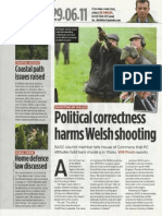 Political Correctness Harms Welsh Shooting, 29 June 2011