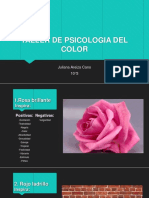 Taller de Psicologia Del Color: Juliana Areiza Cano 10°3