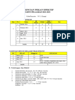 Perincian Minggu Efektif Semster 2 2022 - 2023