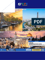 Itinerário - Israel (Amsterdã e Paris) - Novembro de 2023