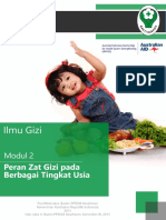 Modul 2 - Peran Zat Gizi Pada Berbagai Tingkat Usia