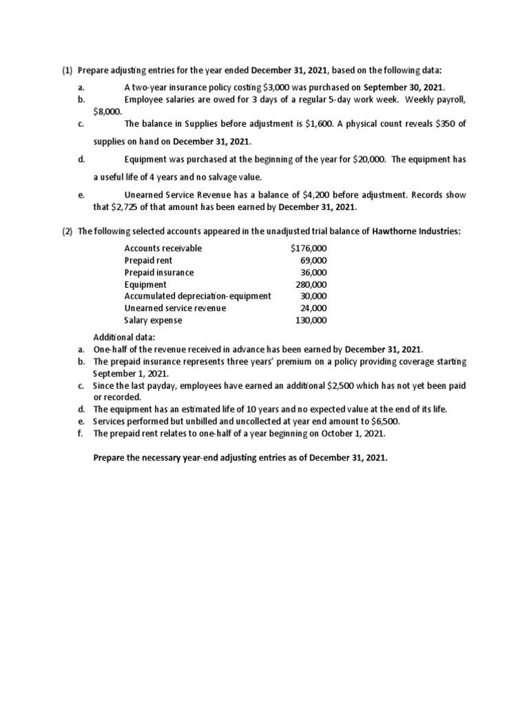 Chapter 3 Practice Questions | PDF | Debits And Credits | Expense