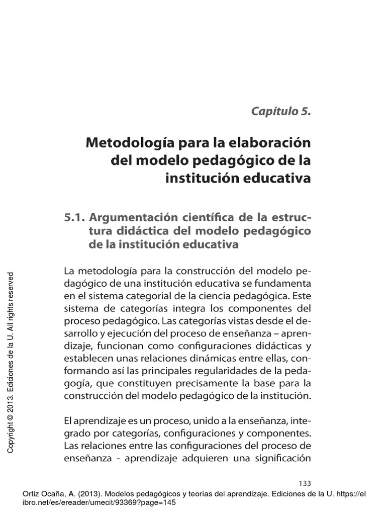 Modelos Pedagogicos y Teorias Del 2 2 1 | PDF | Aprendizaje | Enseñando