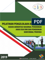 Panduan Pelatihan Pengelolaan Akreditasi BAN PAUD Dan PNF Tahun 2019