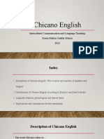 Chicano English