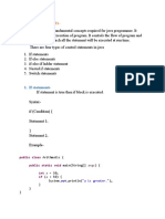 Lecture-8 Control Statements