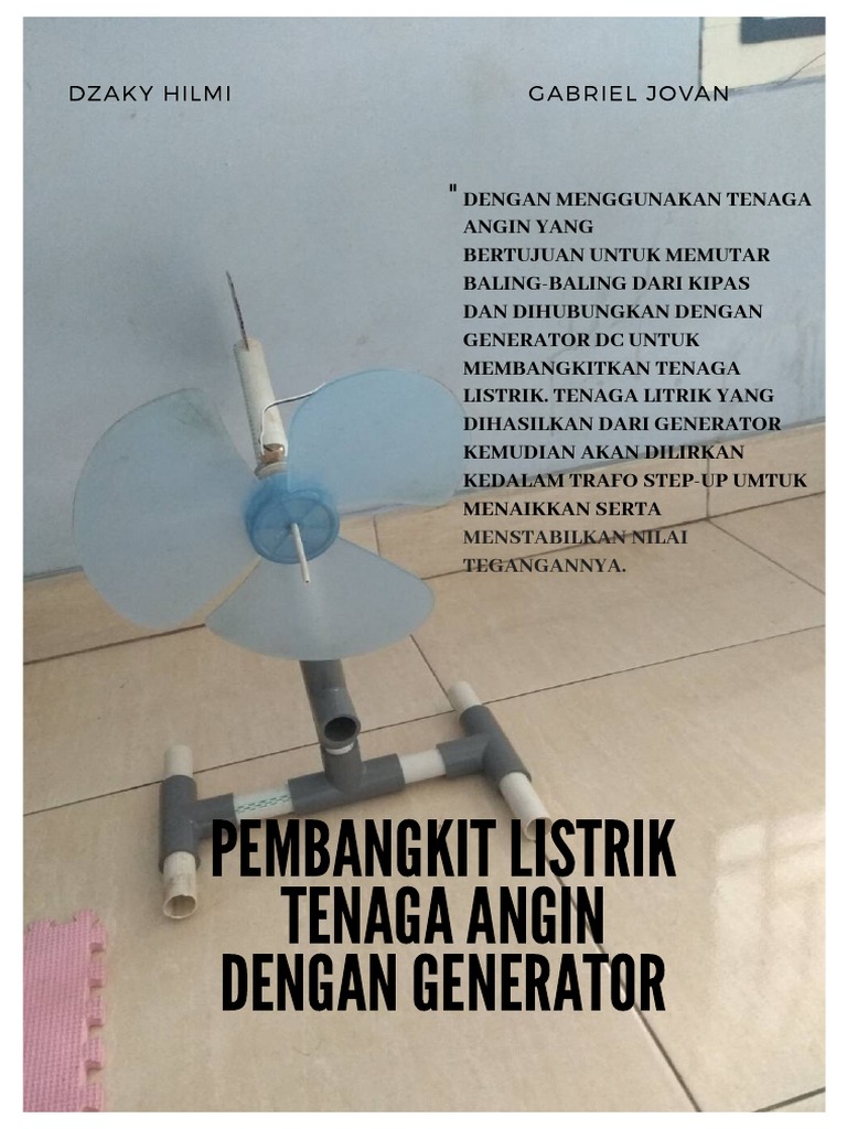 Generator Listrik Tenaga Angin | PDF