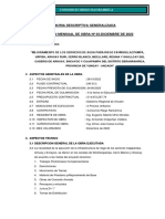 4.1 Memoria Descriptiva Generalizada