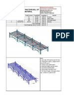 Steel Structure Bill of Material: Website:www - Tdis.co - in Email:info@tdis - Co.in GSTN: 27AOJPY1282K1ZA