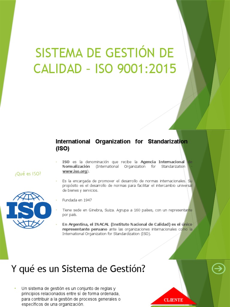 Ejemplos de Objetivos en Calidad ISO 9001 | PDF | Gestión de la calidad ...