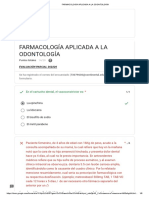 Farmacología Aplicada A La Odontología