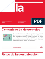 Estrategias de comunicación de servicios en