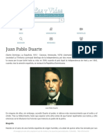 Biografia de Juan Pablo Duarte