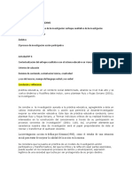 Informe sobre Contextualización del enfoque cualitativo con el sistema educativo en Venezuela Nº 5