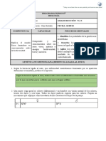 Ficha Formativa Genetica Herencia Ligada Al Sexo