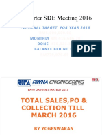SDE Meeting March 2016