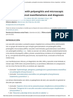Granulomatosis Con Poliangeítis y Poliangeítis Microscópica - Manifestaciones Clínicas y Diagnóstico - UpToDate