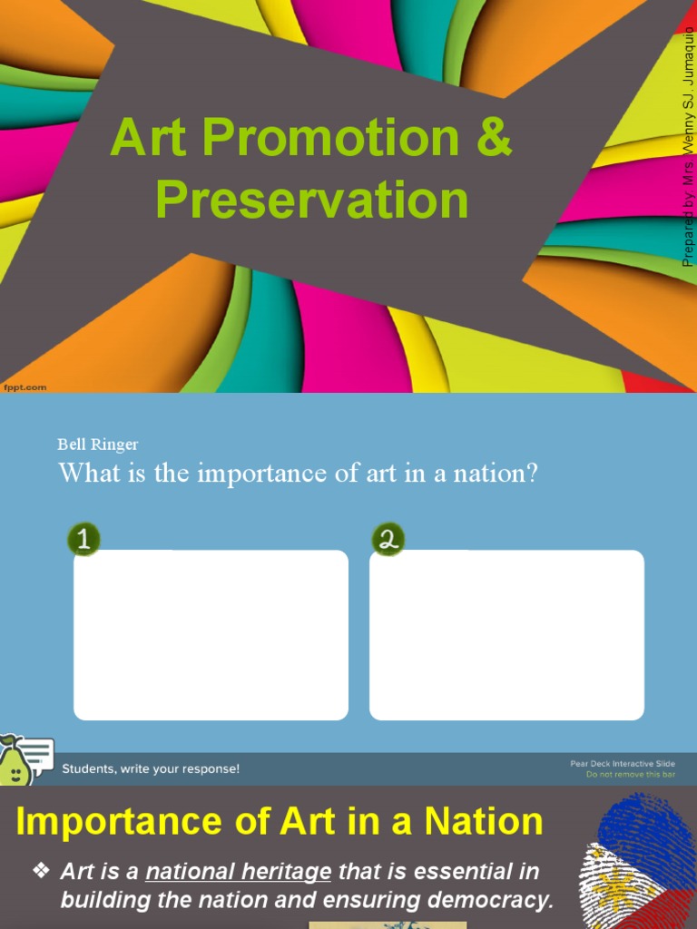 Promoting Philippine Art Preservation | PDF | Philippines