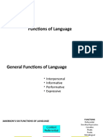 Functions of Language