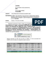 INFORME Nº 013–2022C.C.P.RT VALORIZACIÓN ENERO