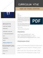 Curriculum Vitae Ade Wirama