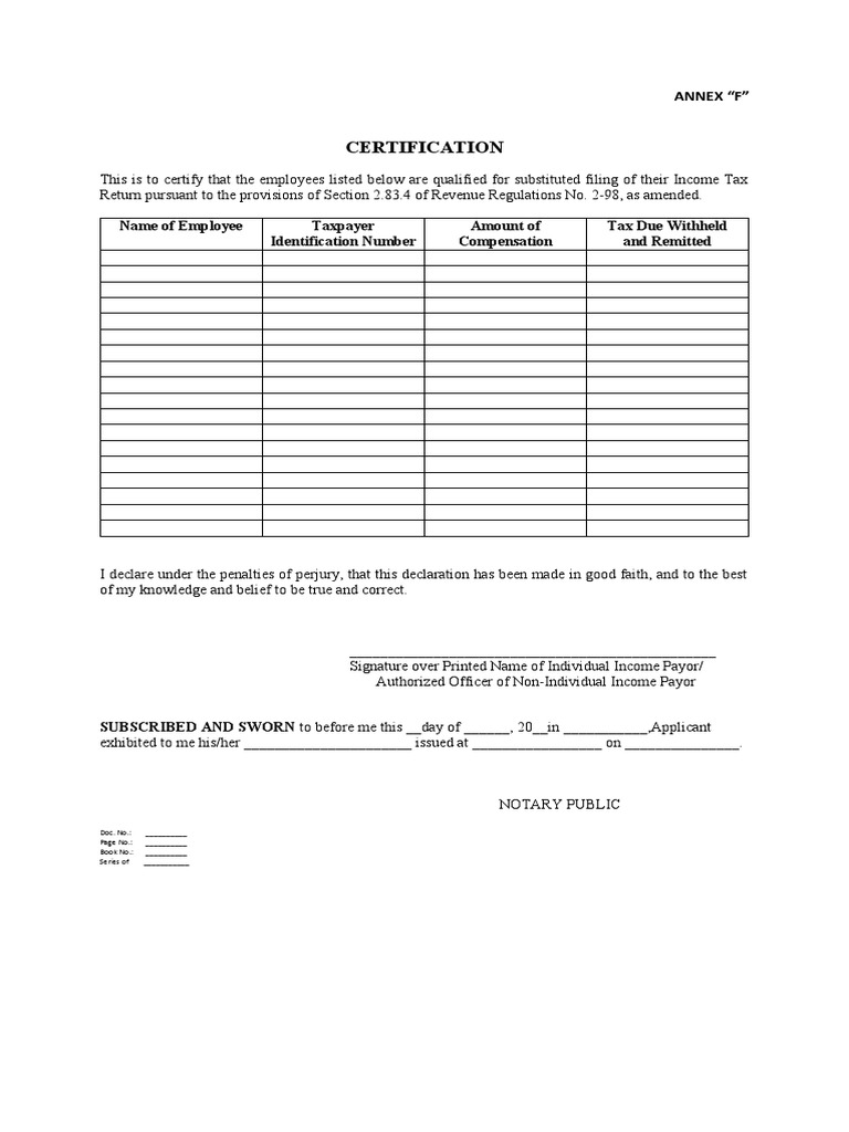 Annex F RR 11-2018 | PDF