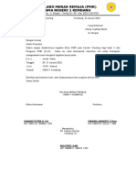 Surat Izin Orang Tua PMR Travelling 2023