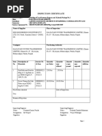 Inspection Report of Fish Bolt Nut and Screw Clamp