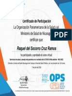 Servicios de Salud y Manejo Del Paciente en El Contexto de La COVID 194ta Edición NIC 2022-Certificado Del Curso 182462