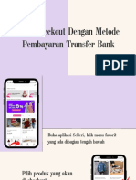 Cara Checkout Dengan Metode Transfer Bank